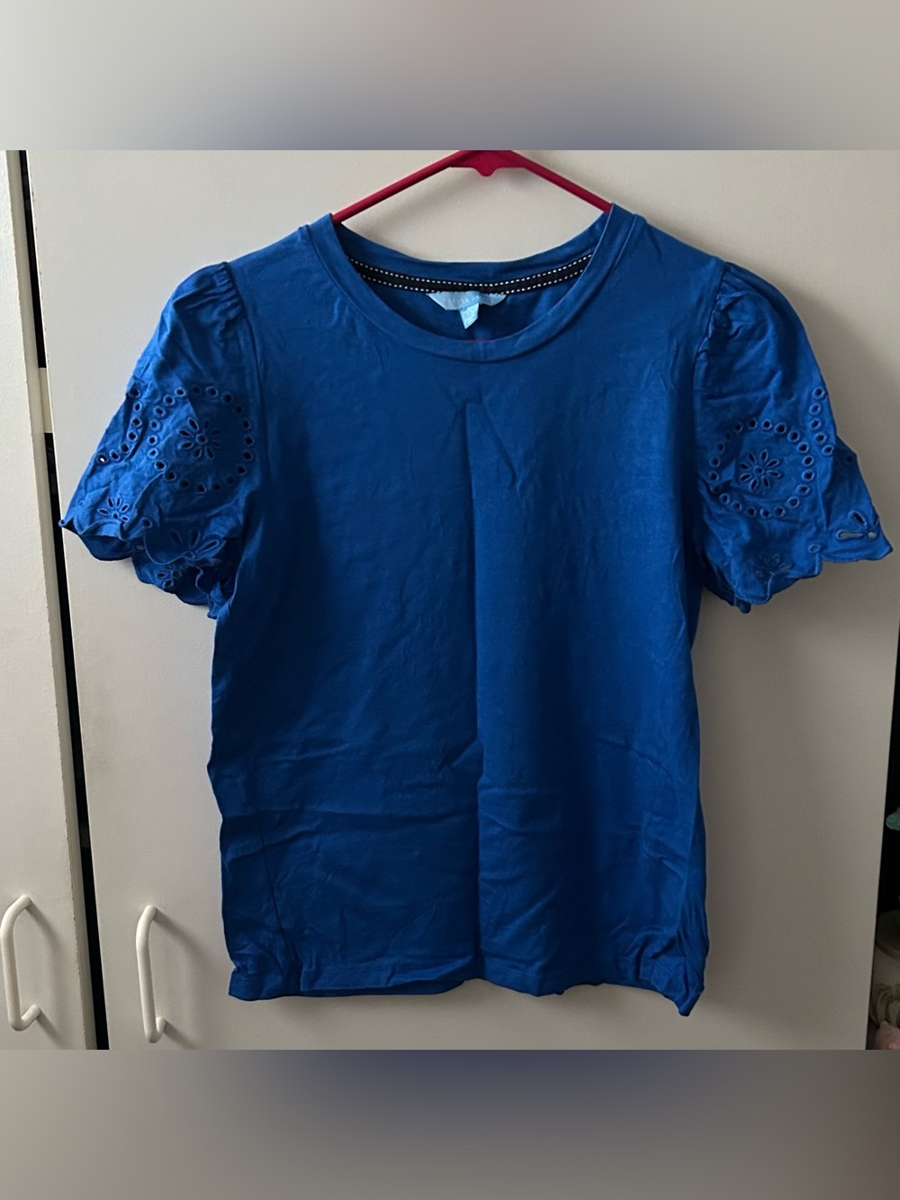 Draper James Eyelet Sleeve Top